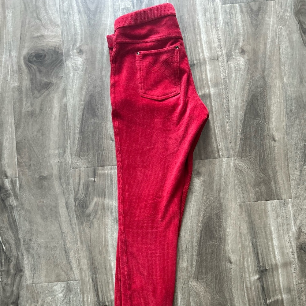 Hue Red Corduroy pants